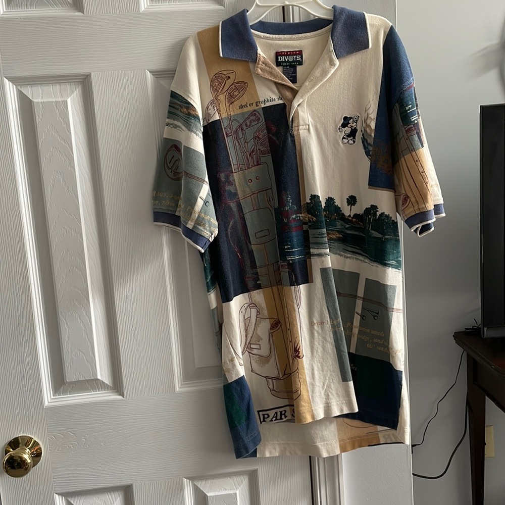 Mens Med “Mickey” golf shirt.